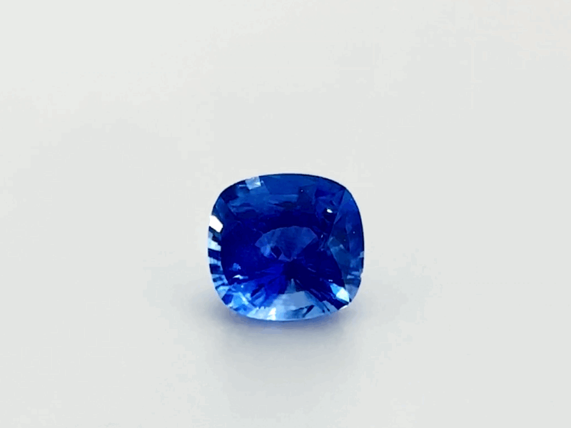 1.10 ct Ceylon Blue Sapphire – Cushion Cut, Heated, Certified Sri Lankan Gemstone