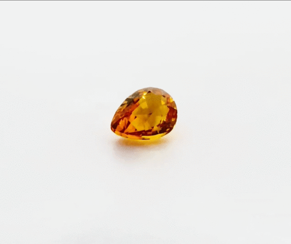 Ceylon Golden Yellow Sapphire – Pear Cut